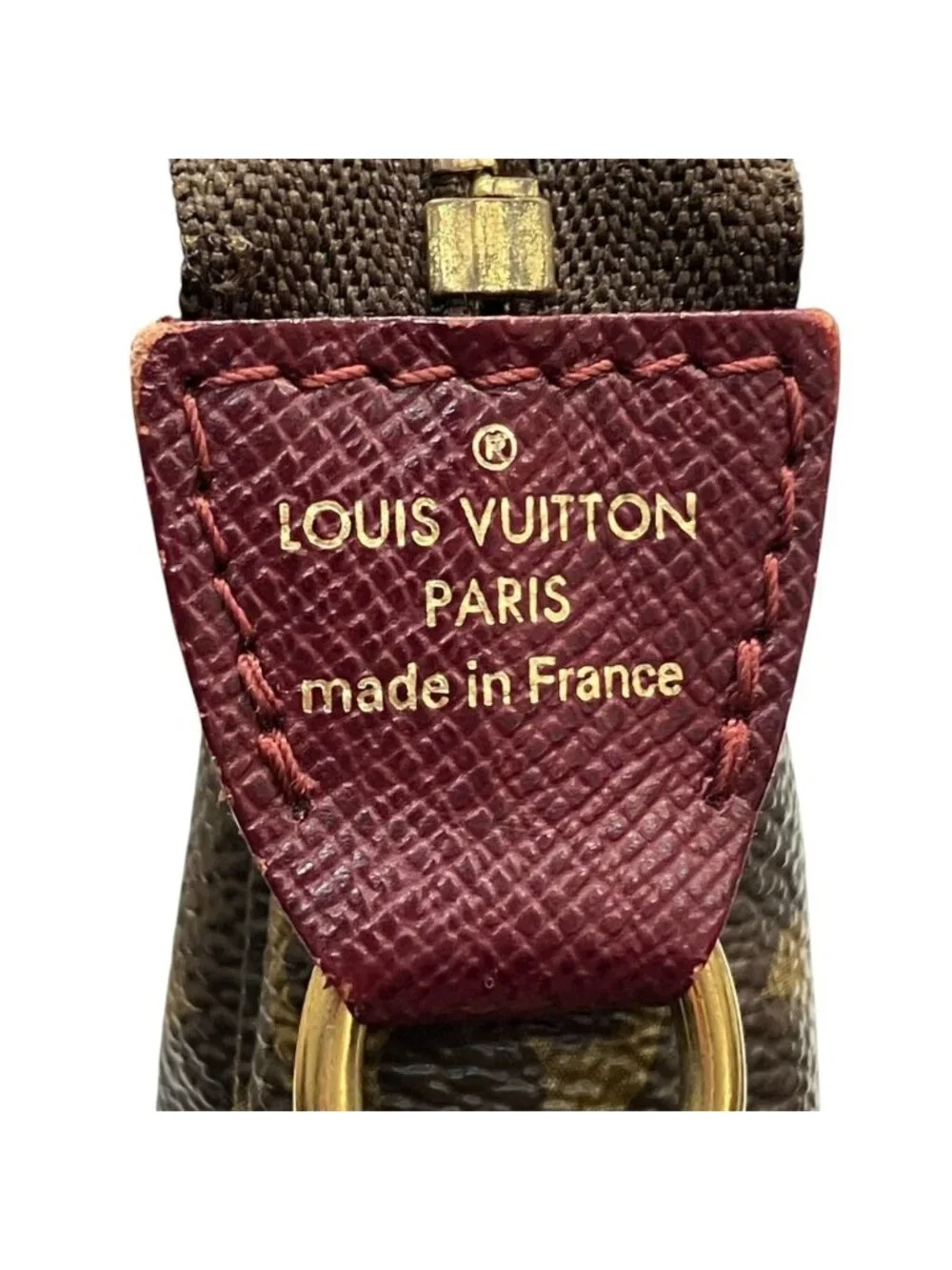 Louis Vuitton Mini Pochette Soir Monogram Canvas Pouch